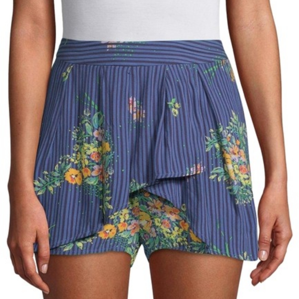 Free People Lasting Lagoon Combo Shorts